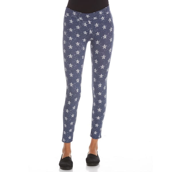 POOF Juniors' Peached Star Printed Leggings