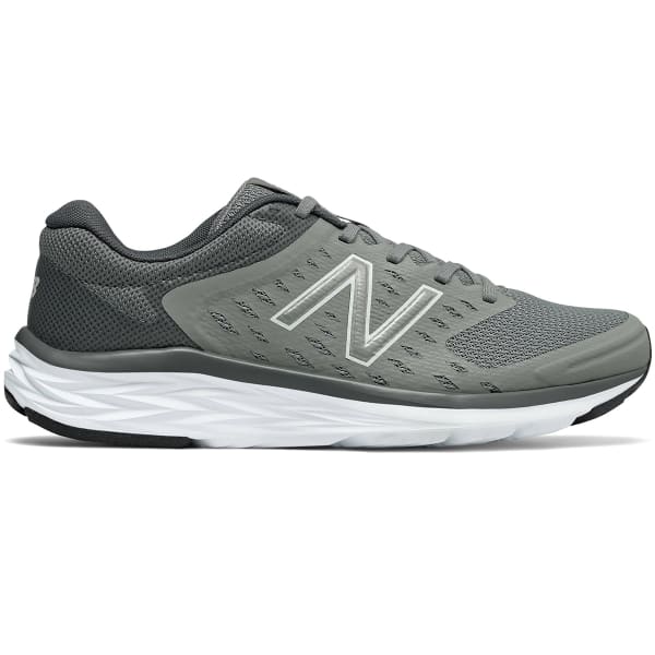 NEW BALANCE Men's 490v5 Running Shoes, Team Away Grey/Gunmetal Black, Wide