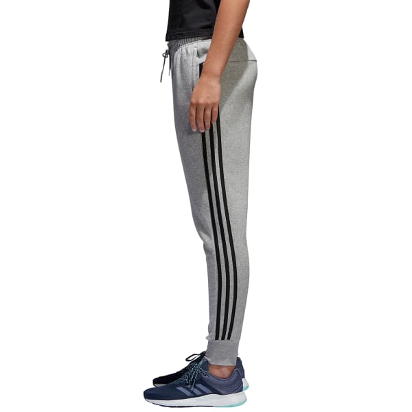 adidas cotton fleece 3 stripe joggers