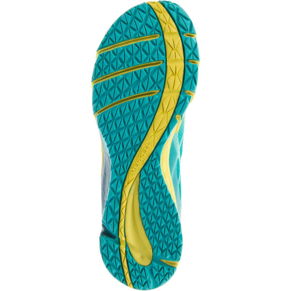 MERRELL Women's Bare Access Flex Running Shoes, Aruba Blue