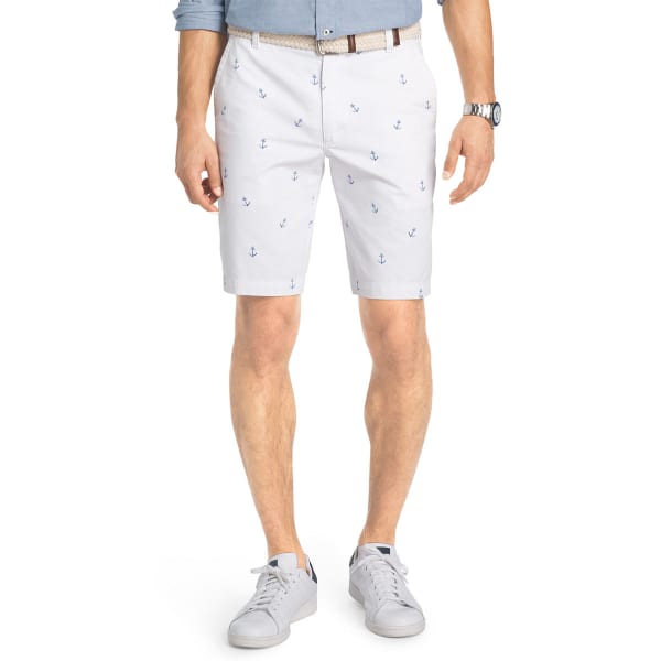 IZOD Men's Schiffli Anchor Printed Shorts