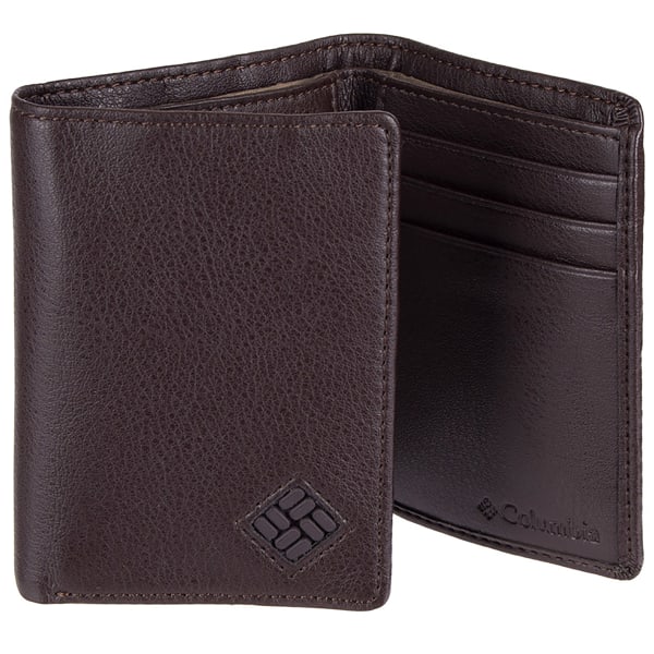 COLUMBIA Men's RFID Blocking Trifold Security Wallet