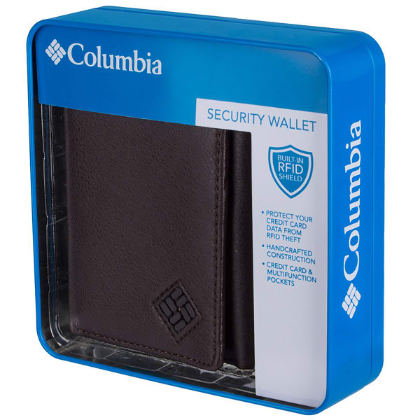 COLUMBIA Men's RFID Blocking Trifold Security Wallet - Bob’s Stores