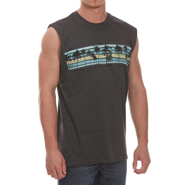 NEWPORT BLUE Men's Banded Palm Muscle Tee