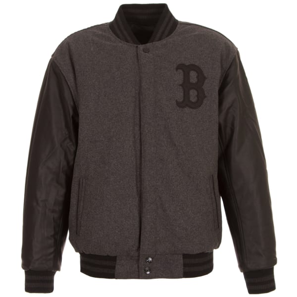 BOSTON RED SOX Men's Wool and PU Reversible Jacket