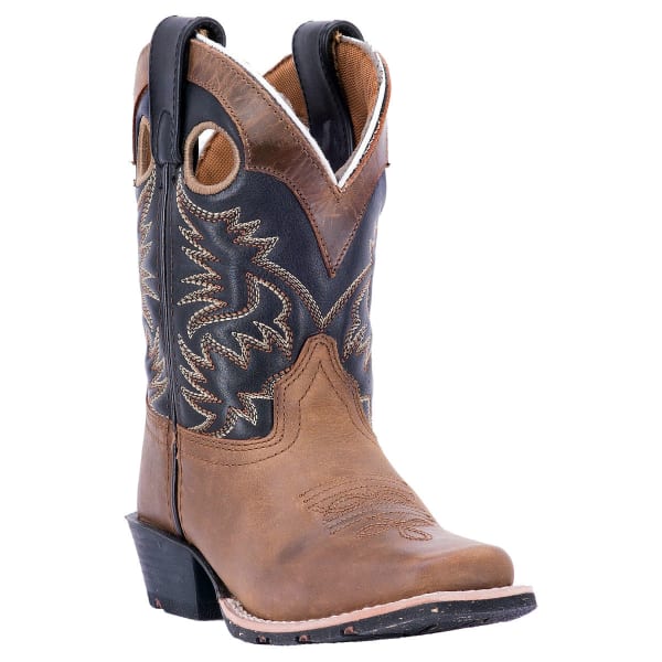 DAN POST Boys' Rascal Cowboy Boots, Brown