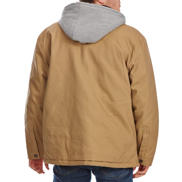 UTILITY PRO WEAR Men's Cotton Duck Jacket with Hooded Fleece Insert