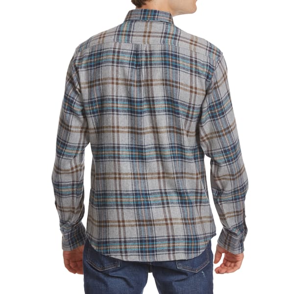 NORTH HUDSON Men's Flannel Long-Sleeve Shirt