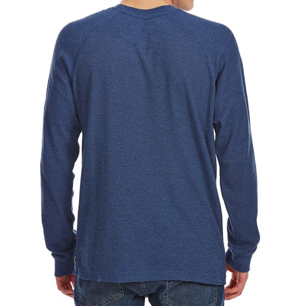 NORTH HUDSON Men's Grindle Thermal Raglan Crew Long-Sleeve Shirt