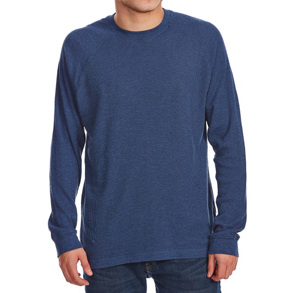 NORTH HUDSON Men's Grindle Thermal Raglan Crew Long-Sleeve Shirt