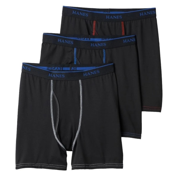 HANES Boys' X-Temp Boxer Brief, 3-Pack