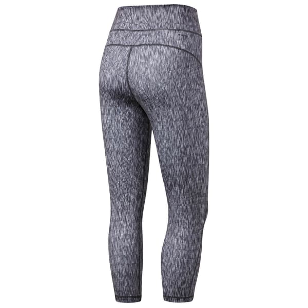 ADIDAS Women's Performer High-Rise Heathered Ikat ¾-Length Tights