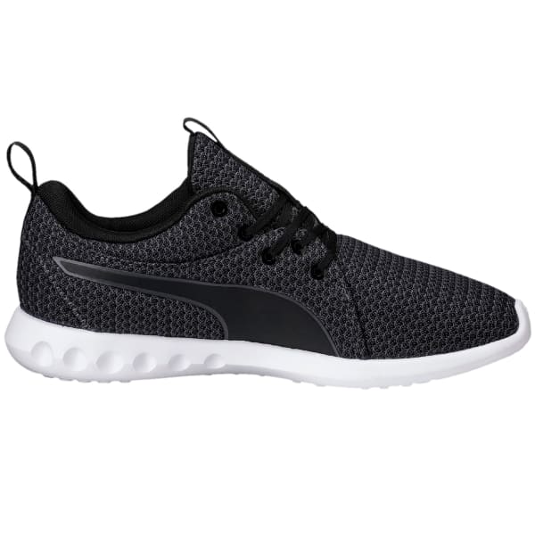 PUMA Women's Carson 2 Knit Running Shoes, Black/Periscope