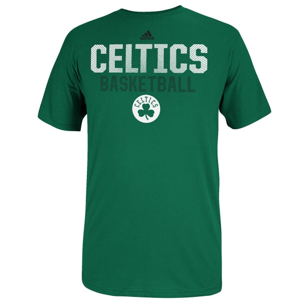 ADIDAS Men's Boston Celtics Basketball Wordmark Short-Sleeve Tee