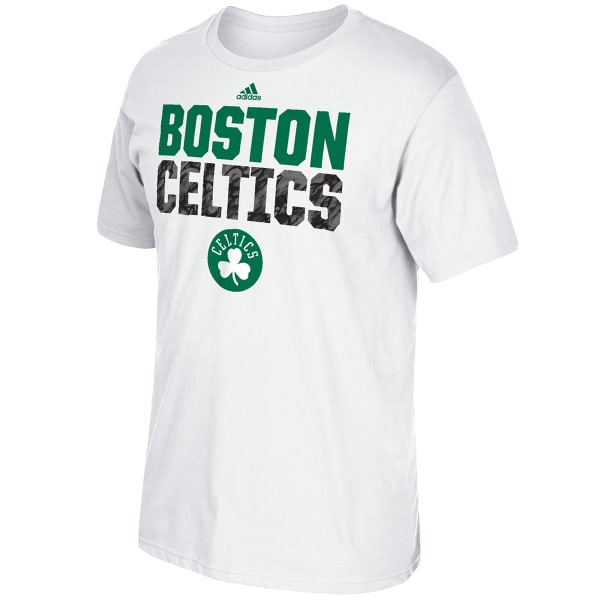 ADIDAS Men's Boston Celtics Wordmark Short-Sleeve Tee