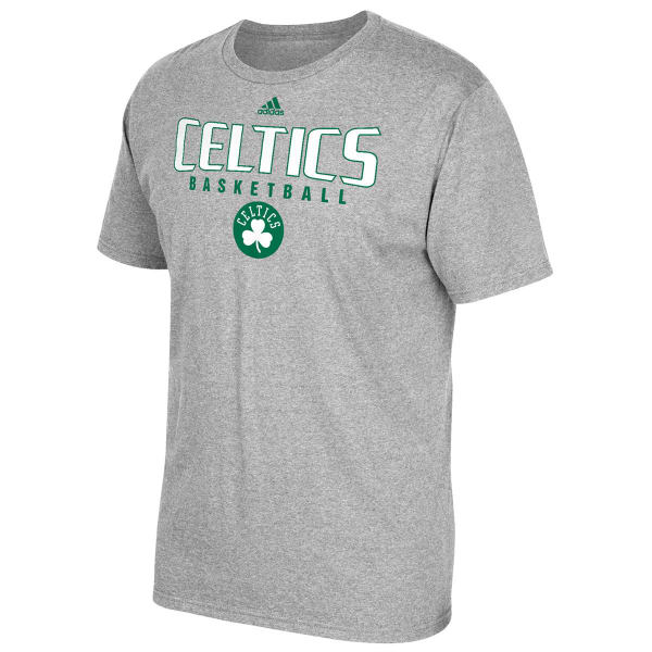 ADIDAS Men's Boston Celtics Basketball Wordmark Short-Sleeve Tee