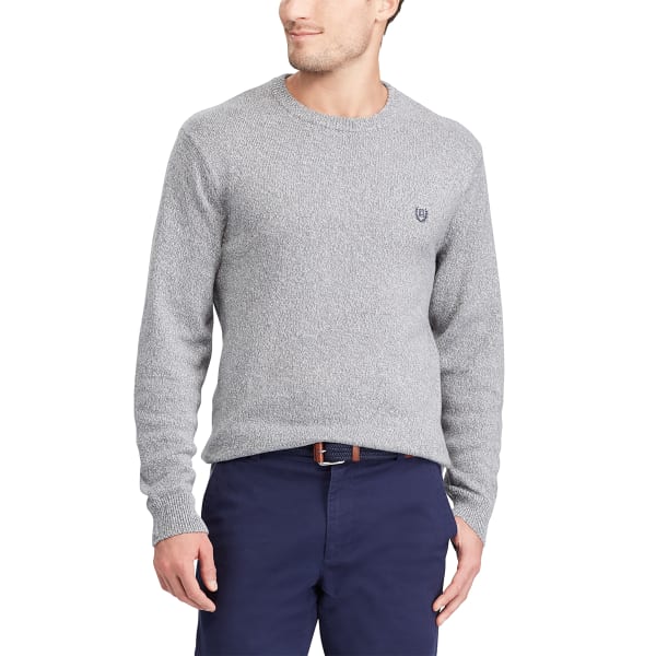 CHAPS Men's Pre-Twist Crewneck Long-Sleeve Sweater