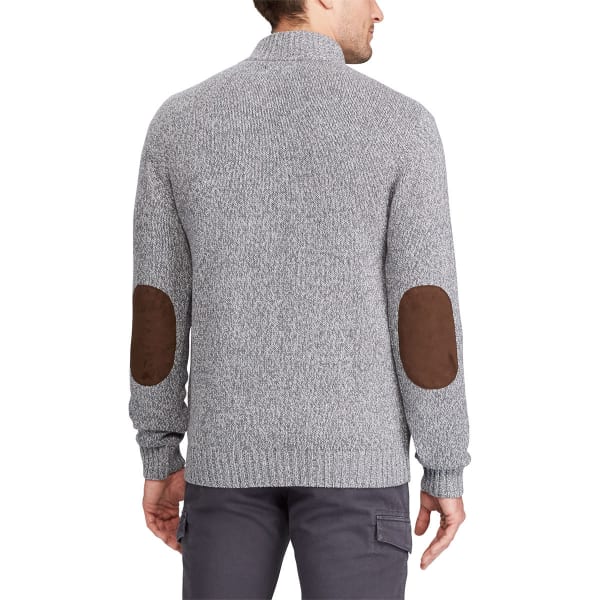 CHAPS Men's Pre-Twist Button-Mock Long-Sleeve Sweater