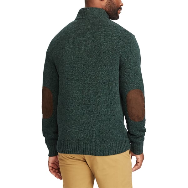 CHAPS Men's Pre-Twist Button-Mock Long-Sleeve Sweater