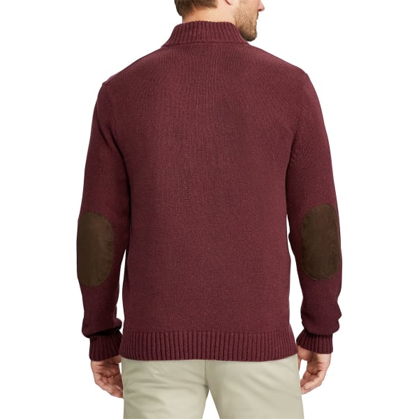 CHAPS Men's Pre-Twist Button-Mock Long-Sleeve Sweater