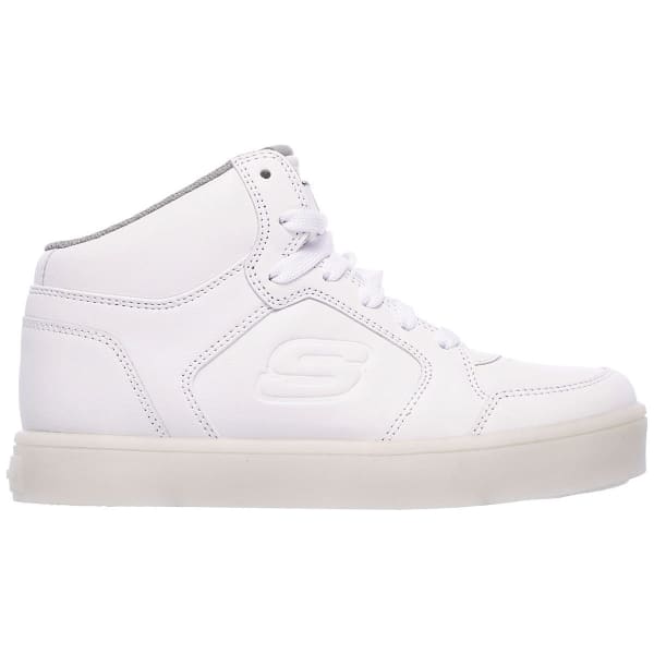 SKECHERS Boys' S Lights: Energy Lights Sneakers, White