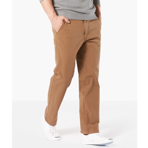 DOCKERS Men's Straight Fit Downtime Smart 360 Flex Khaki Pants