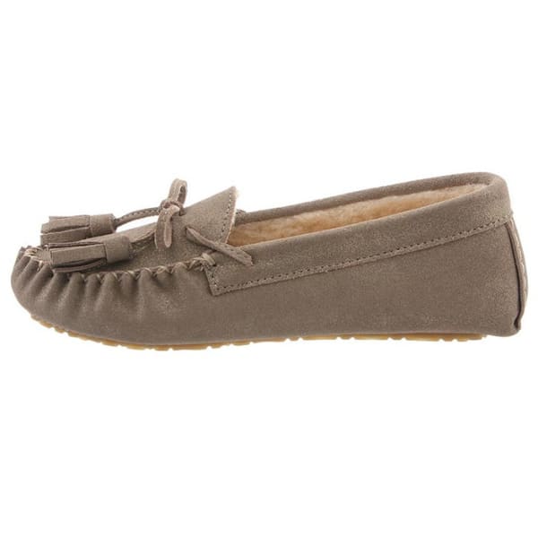 BEARPAW Women's Rosalina Slippers, Pewter Distressed