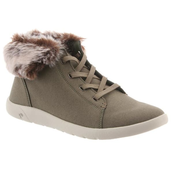 BEARPAW Women's Frankie Shoes, Olive