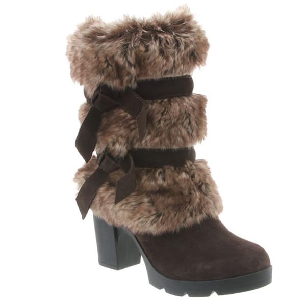 BEARPAW Women's Bridget Boots, Chocolate II