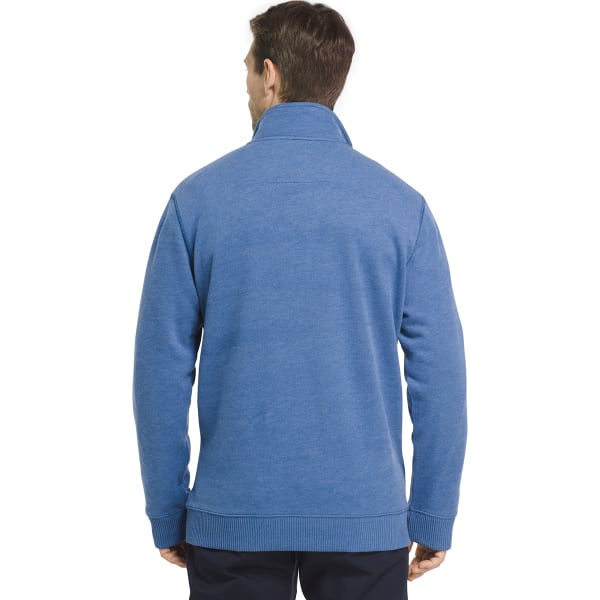 ARROW Men's Sueded Quarter Zip Fleece Long-Sleeve Pullover