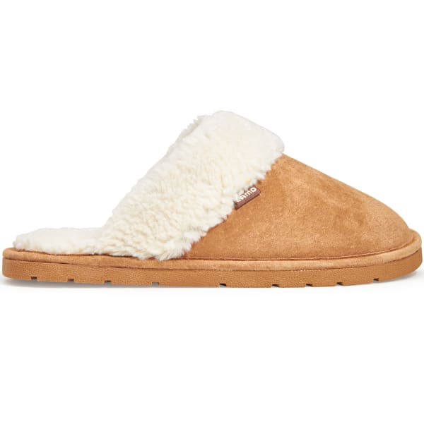 LAMO Women's Cora Suede Slippers, Chestnut