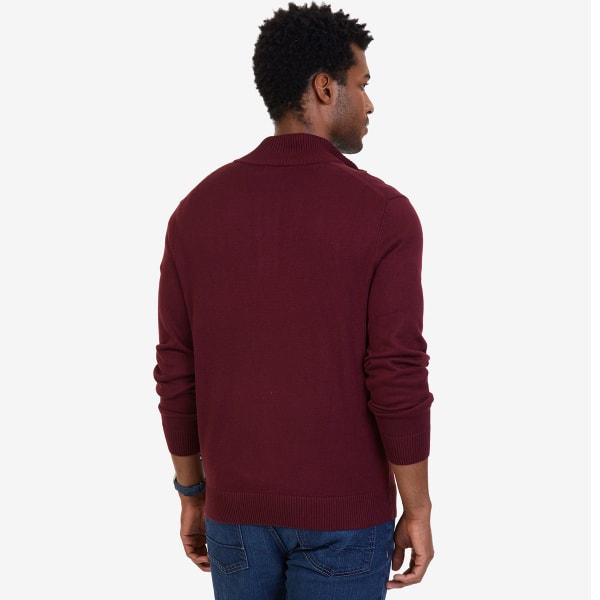 NAUTICA Men's Quarter-Zip Pullover