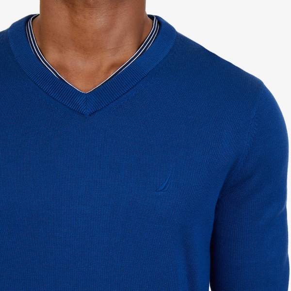 NAUTICA Men's V-Neck Sweater