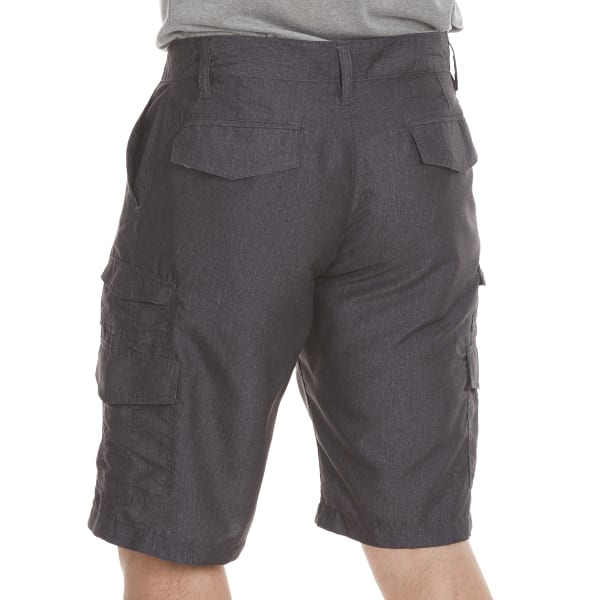 BURNSIDE Guys' Solid Microfiber Shorts with Velcro Pocket