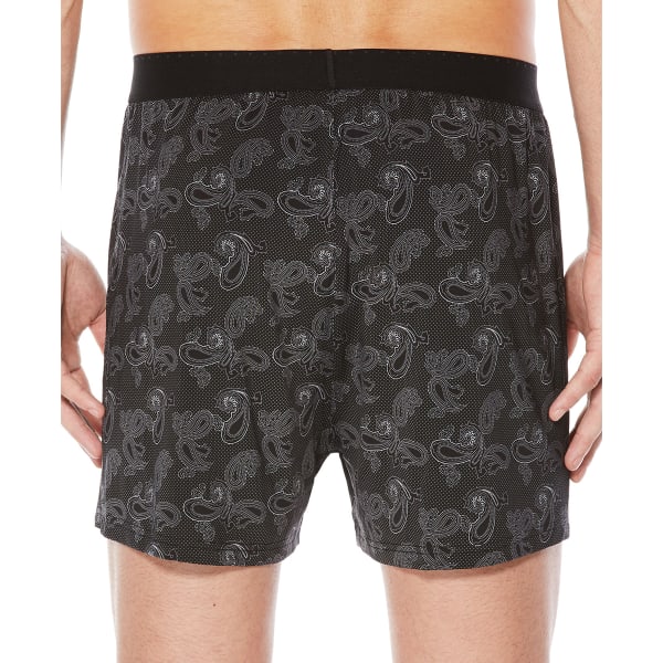 PERRY ELLIS Men's Luxe Paisley Dot Boxer Shorts