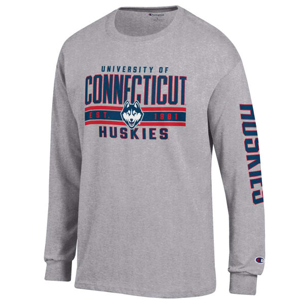 CHAMPION Men's UConn Jersey Long-Sleeve Tee