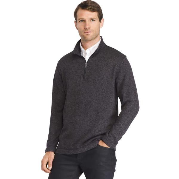 VAN HEUSEN Men's Quarter-Zip Fleece Sweater