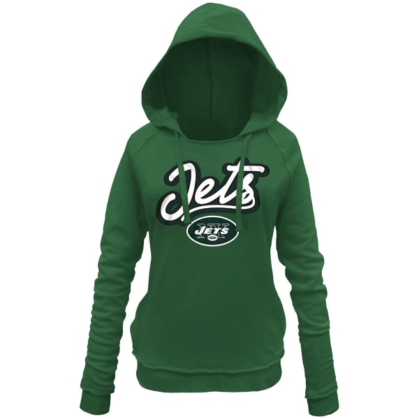 NEW YORK JETS Women's Brushed Pullover Fleece Hoodie