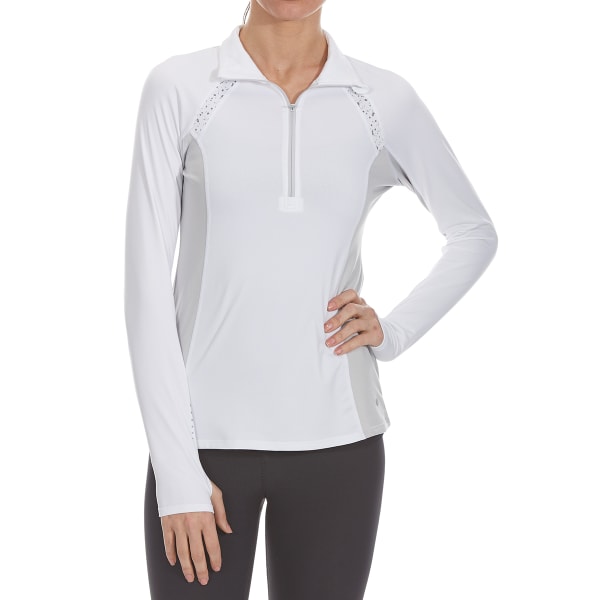 LAYER 8 Women's 1/4 Zip Long-Sleeve Top