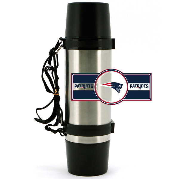 NEW ENGLAND PATRIOTS 40 oz. Stainless Steel Double-Wall Super Thermos