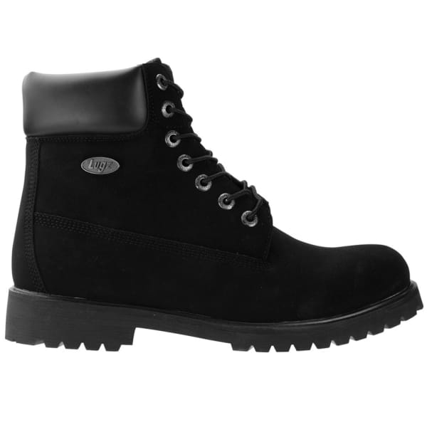 LUGZ Men's 6 in. Convoy Water-Resistant Durabrush Work Boots, Black