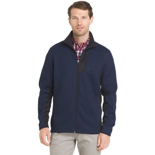 IZOD Men's Advantage Regular-Fit Performance Shaker Fleece Jacket