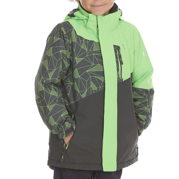 FREE COUNTRY Boys' Tron-Printed Boarder Jacket