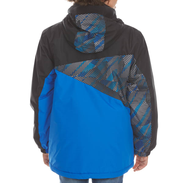 FREE COUNTRY Boys' Printed Color-Block Boarder Jacket