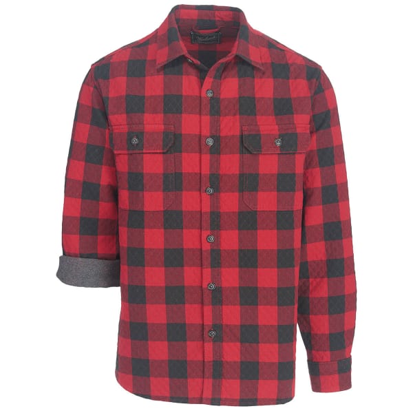 WOOLRICH Men's Old Valley Double Cloth Plaid Over Shirt