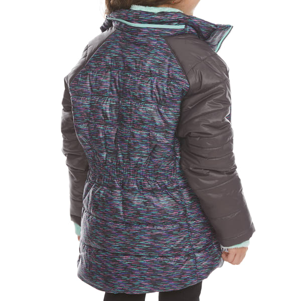 FREE COUNTRY Little Girls' Northern Lights Quilted Cire Bib Jacket