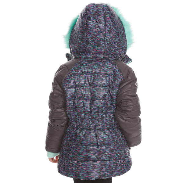 FREE COUNTRY Big Girls' Northern Lights Quilted Cire Bib Jacket