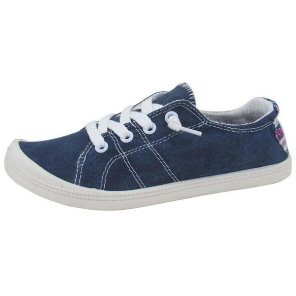 JELLYPOP Women's Dallas Fabric Sneakers, Navy