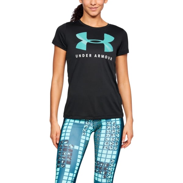 UNDER ARMOUR Women's UA Tech Graphic Logo Tee