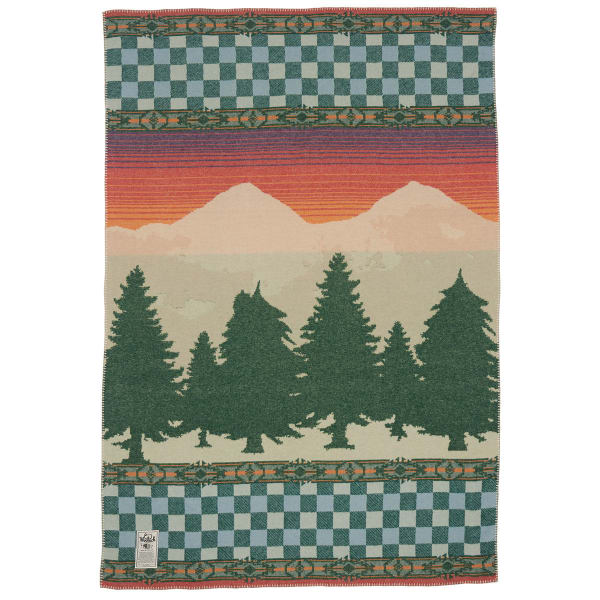 WOOLRICH Forest Ridge Jacquard Wool Blanket